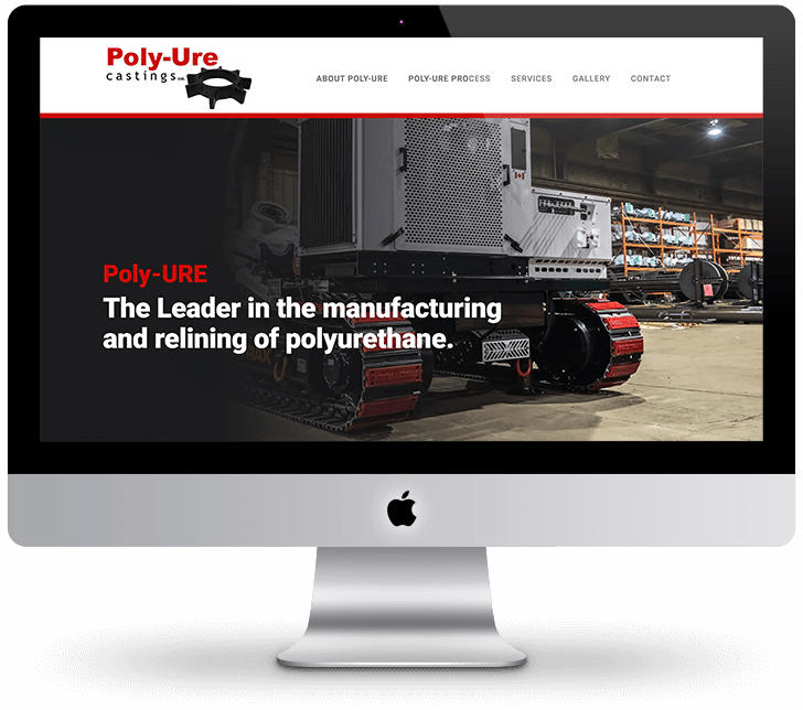 Image of polyure castings home page