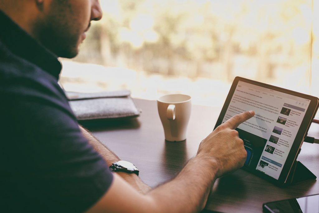 image of seo website content